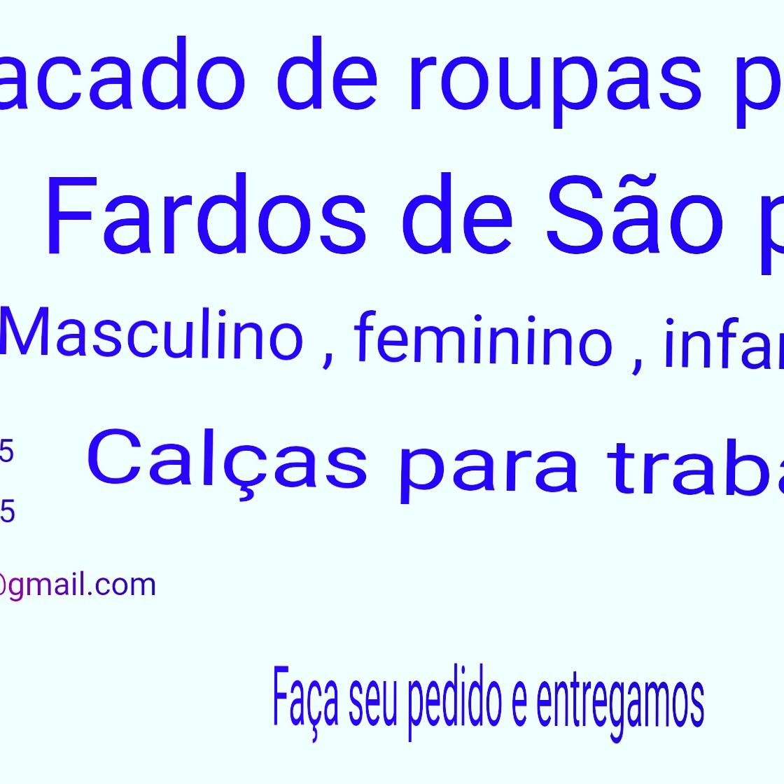 atacado de roupas pra bazar